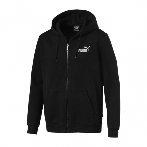 puma moletom com capuz black and red