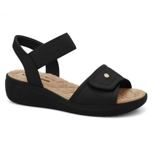 Sandalia Anabela Comfortflex 24-86403| Valuti Calçados