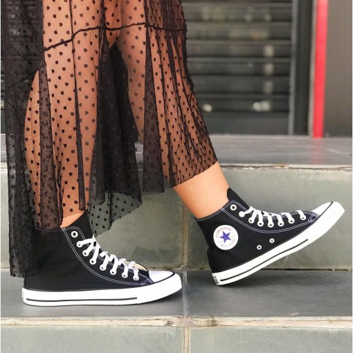 all star preto branco