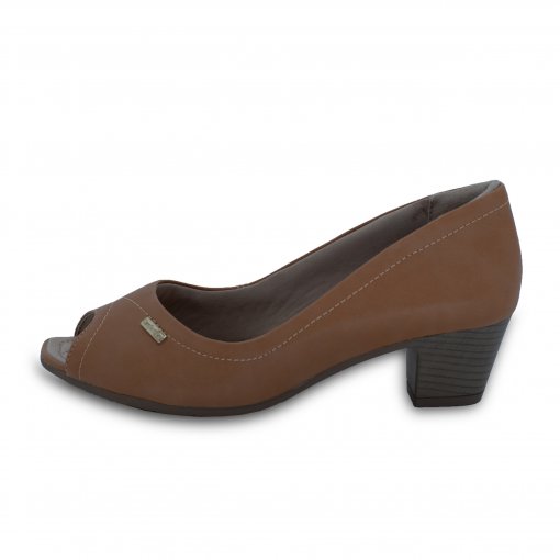 sapato peep toe comfortflex