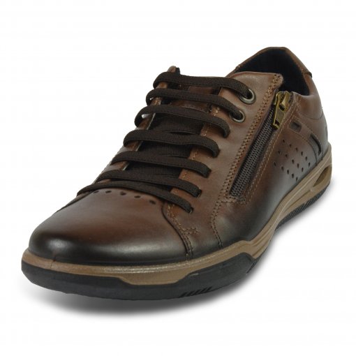 sapatenis masculino pegada couro