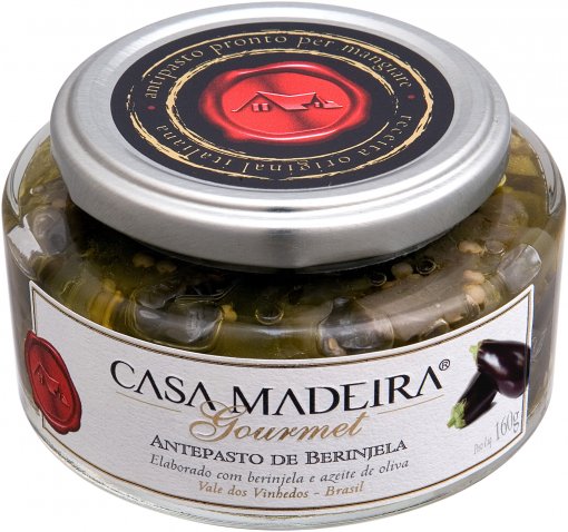 Antepasto de Berinjela Casa Madeira 160g