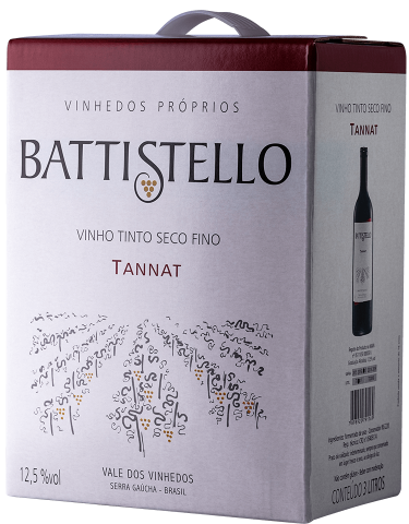 Battistello Bag in Box 3L Tannat