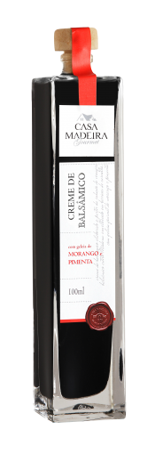 Cremes de Balsâmico com Geleia de Morango e Pimenta Casa Madeira 100ml