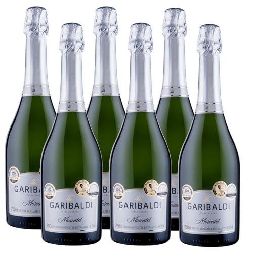 PACK Espumante Garibaldi Moscatel 750ml -( cx c/ 6und)