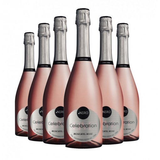 Pack Espumante Ponto Nero Celebration Moscatel Rose 750ml