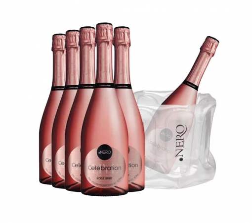 Pack Espumante Ponto Nero Live Celebration Brut Rosé 750ml