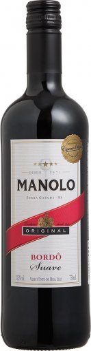 PACK Peterlongo Manolo Tinto Suave 750ml - (cx c/ 12und)