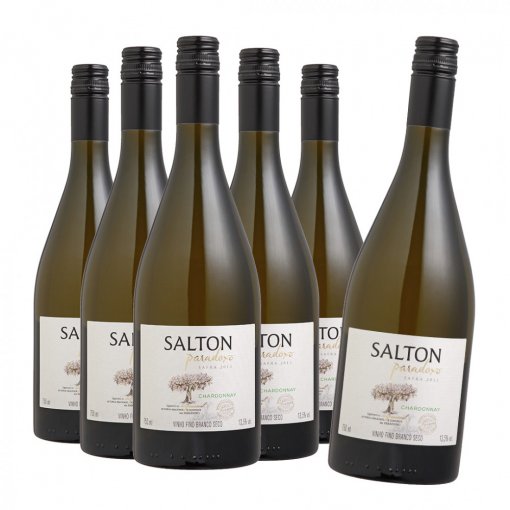 PACK Salton Vinho Paradoxo Chardonnay 750ml - (CX C/6UND)