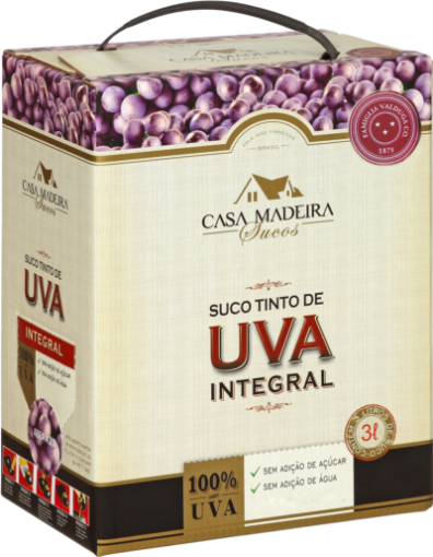 Suco de Uva Bag in box Casa Madeira 3L