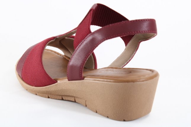 sandalia anabela da usaflex