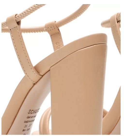 Schutz Sandália Salto Bloco Strings White | Outstore - GLAMI.com.br