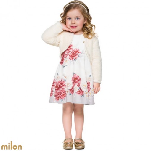 vestido milon com bolero